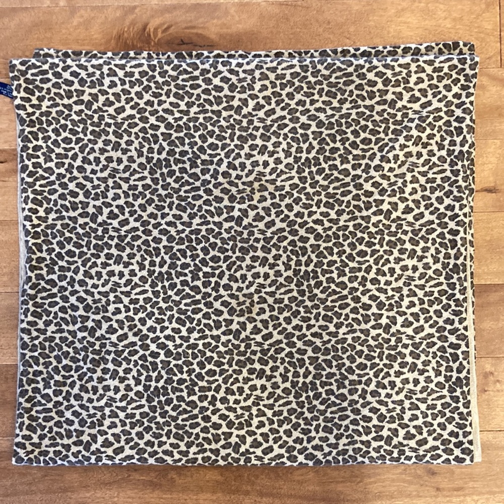 Ann Taylor Leopard Print Wrap; One Size - image 2